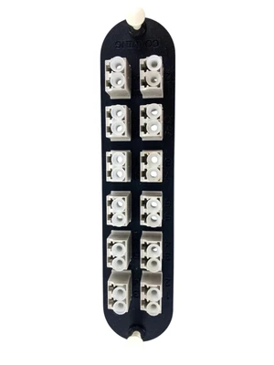Corning CCH-CP24-A8 Fiber Adapter Panel, 12 LC Duplex, 24 Fiber, OM1 Multimode Corning CCH-CP24-A8 Fiber Adapter Panel, 12 LC Duplex, 24 Fiber, OM1 Multimode