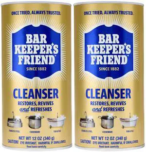 owder Cleanser, 12 oz x 2, Multipurpose Cleaner, Degreaser & Remover for Burnt Stainless Steel Pots and Pans, Rust Stains, Hard Water Deposits & Soap Scum owder Cleanser, 12 oz x 2, Multipurpose Cleaner, Degreaser & Remover for Burnt Stainless Steel Pots and Pans, Rust Stains, Hard Water Deposits & Soap Scum