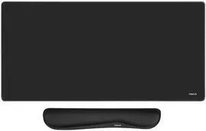 Keyboard Mouse Pad Set, Large Gaming Mouse Pad and Wrist Rest Set, Ergonomic Non-Slip Mousepad Pain Relief & Easy Typing Keyboard Cushion with Memory Foam for Home Office, Black Keyboard Mouse Pad Set, Large Gaming Mouse Pad and Wrist Rest Set, Ergonomic Non-Slip Mousepad Pain Relief & Easy Typing Keyboard Cushion with Memory Foam for Home Office, Black