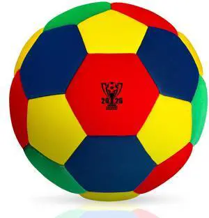 Indoor Soccer Ball Size 4, Soft Low-Noise House Soccer Ball for Kids Teens Indoor Soccer Ball Size 4, Soft Low-Noise House Soccer Ball for Kids Teens