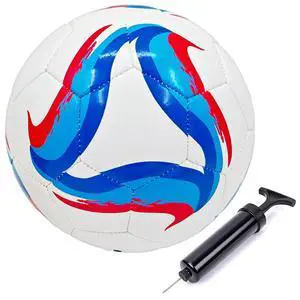 Soccer Ball Size 3,4,5 Kids Training Practice Boys Girls Balls Gift Wear-Resistant Leather Come with Pump School Coach Train Course Soccer Ball Size 3,4,5 Kids Training Practice Boys Girls Balls Gift Wear-Resistant Leather Come with Pump School Coach Train Course