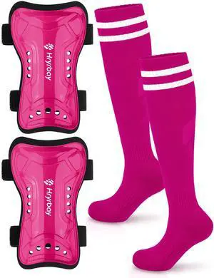 Kids Soccer Shin Guards and Socks Toddler Soccer Shin Pads Protective Defender Gear for Boys Girls Ages 3-15 Great for Training, Matches, Inspired by the World Cup Rose Red M Kids Soccer Shin Guards and Socks Toddler Soccer Shin Pads Protective Defender Gear for Boys Girls Ages 3-15 Great for Training, Matches, Inspired by the World Cup Rose Red M