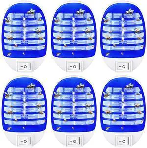 2026 Upgraded Bug Zapper Indoor Plug in Powerful UV Mosquito Zapper Silent Bug Light Trap Electric Fly Trap & Mosquito Killer for Baby Room, Kitchen, Bedroom, Office 6 Pack 2026 Upgraded Bug Zapper Indoor Plug in Powerful UV Mosquito Zapper Silent Bug Light Trap Electric Fly Trap & Mosquito Killer for Baby Room, Kitchen, Bedroom, Office 6 Pack