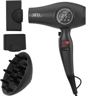 Pro Hair Dryer with Diffuser,Owlify 2400 Series | 150,000 RPM | Ionic | Brushless Motor | Cold Shot Button | Rretro Aesthetics&New tech Assembly | High Temp&High Airflow 0.9lb 110V/ALCI Pro Hair Dryer with Diffuser,Owlify 2400 Series | 150,000 RPM | Ionic | Brushless Motor | Cold Shot Button | Rretro Aesthetics&New tech Assembly | High Temp&High Airflow 0.9lb 110V/ALCI