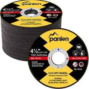 50 Pack Cut Off Wheels 4 1/2 inch Thin Metal & Stainless Steel Cutting Wheel, Professional Fast Cutting Disc for Angle Grinder 50 Pack Cut Off Wheels 4 1/2 inch Thin Metal & Stainless Steel Cutting Wheel, Professional Fast Cutting Disc for Angle Grinder