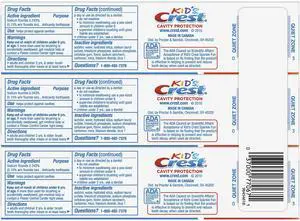 Kid's Cavity Protection Toothpaste, Crest Kids Toothpaste, For Children And Toddlers 2+, Sparkle Fun, 4.6 Oz (Pack of 3), Toothpaste For Kids, Packaging may vary Kid's Cavity Protection Toothpaste, Crest Kids Toothpaste, For Children And Toddlers 2+, Sparkle Fun, 4.6 Oz (Pack of 3), Toothpaste For Kids, Packaging may vary