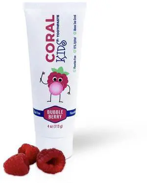 Kids Bubble Berry Fluoride Free Toothpaste - 4 Ounces (1 Pack) Kids Bubble Berry Fluoride Free Toothpaste - 4 Ounces (1 Pack)