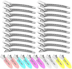 30PCS Metal Alligator Hair Clips, Duck Billed Salon Styling Clips with Holes, Heavy Duty Silver Hair Pins for Women, DIY Bows & Home Use (30 Mixed Sizes) 30PCS Metal Alligator Hair Clips, Duck Billed Salon Styling Clips with Holes, Heavy Duty Silver Hair Pins for Women, DIY Bows & Home Use (30 Mixed Sizes)