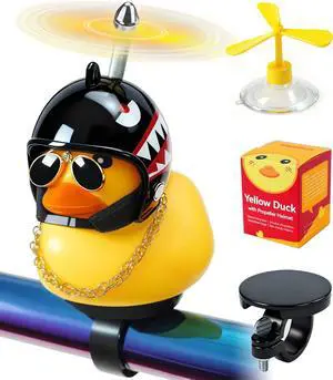 Rubber Duck Bike Decorations Stable Clamp Mount Cute Duck Bike Bell Two Helmet Propeller Bike Accessories e Scooter Accessories Motorcycle Accessories Cycling Gifts Black Shark Rubber Duck Bike Decorations Stable Clamp Mount Cute Duck Bike Bell Two Helmet Propeller Bike Accessories e Scooter Accessories Motorcycle Accessories Cycling Gifts Black Shark