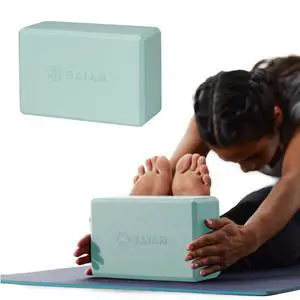 Yoga Block - Supportive Latex-Free Eva Foam - Soft Non-Slip Surface with Beveled Edges for Yoga, Pilates, Meditation - Yoga Accessories for Stability, Balance, Deepen Stretches Yoga Block - Supportive Latex-Free Eva Foam - Soft Non-Slip Surface with Beveled Edges for Yoga, Pilates, Meditation - Yoga Accessories for Stability, Balance, Deepen Stretches