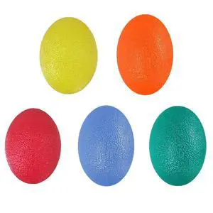 Squeeze Balls for Hand Therapy, Exercise, Arthritis - Grip Strengthener Occupational Equipment for Finger, Wrist, Carpal Tunnel, Pain Relief, Stress - Resistance Strength Squeezing Egg Trainer Squeeze Balls for Hand Therapy, Exercise, Arthritis - Grip Strengthener Occupational Equipment for Finger, Wrist, Carpal Tunnel, Pain Relief, Stress - Resistance Strength Squeezing Egg Trainer