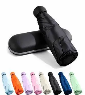 Travel Essentials Mini/Compact Umbrella for Purse - Small Lightweight, UV Sun Protection, Tiny Umbrella for Men/Women/Kids(Mini, Black) Travel Essentials Mini/Compact Umbrella for Purse - Small Lightweight, UV Sun Protection, Tiny Umbrella for Men/Women/Kids(Mini, Black)