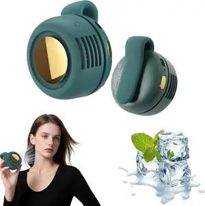 Portable Silent Mini Bladeless Fan Clip On,Mini Clip on Fan for Shirt & Waist, Portable Small Whirlwind Bladeless Fans,Suitable for Outdoor & Travel & Office,Travel Accessories (Green) Portable Silent Mini Bladeless Fan Clip On,Mini Clip on Fan for Shirt & Waist, Portable Small Whirlwind Bladeless Fans,Suitable for Outdoor & Travel & Office,Travel Accessories (Green)