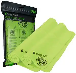 Chilly Pad Cooling Towels, Lime - 2 Pack, 33"x13" Chilly Pad Cooling Towels, Lime - 2 Pack, 33"x13"