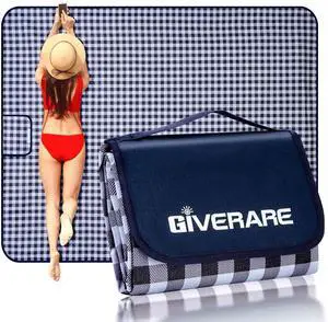 Picnic Beach Blanket Extra Large, XL Sandproof Waterproof Outdoor Camping Blankets 80x60in, Sand Free Oversized Mat, Quick Drying Portable Mats for Travel, Hiking, Music Festival, Lawn-Dark Blue Picnic Beach Blanket Extra Large, XL Sandproof Waterproof Outdoor Camping Blankets 80x60in, Sand Free Oversized Mat, Quick Drying Portable Mats for Travel, Hiking, Music Festival, Lawn-Dark Blue