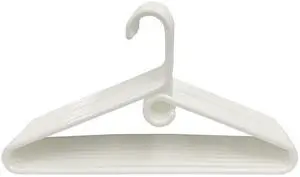 Clothes Hangers 10 Pack Plastic - Heavy Duty Space Saving Coat, Pant Hangers for Closet Organization - Durable Non-Slip, White Wardrobe Essentials Bulk Storage Clothes Hangers 10 Pack Plastic - Heavy Duty Space Saving Coat, Pant Hangers for Closet Organization - Durable Non-Slip, White Wardrobe Essentials Bulk Storage