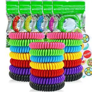 Mosquito Repellent Bracelets, 21 Pack Individually Wrapped Waterproof Insect Bug Repellent Wristbands for Kids Adults Outdoor Camping Fishing Traveling Mosquito Repellent Bracelets, 21 Pack Individually Wrapped Waterproof Insect Bug Repellent Wristbands for Kids Adults Outdoor Camping Fishing Traveling