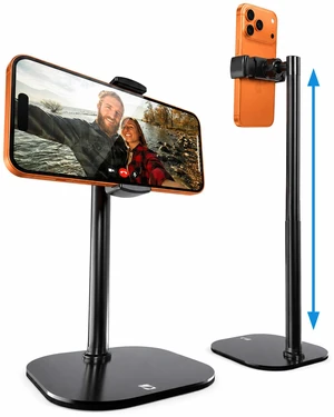 ChatStand Sturdy Cell Phone Holder, iPhone Stand for Desk, Recording | 9-13" Adjustable, Weighted Metal Base, Tabletop Tripod, for Filming, Video Calls, FaceTime; fits all iPhone, Samsung, Android ChatStand Sturdy Cell Phone Holder, iPhone Stand for Desk, Recording | 9-13" Adjustable, Weighted Metal Base, Tabletop Tripod, for Filming, Video Calls, FaceTime; fits all iPhone, Samsung, Android