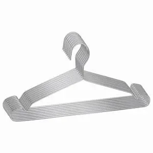 Wire Coat Hangers 10 Pack Strong Heavy Duty Stainless Steel Metal Coat Hangers Ultra Thin Space Saving Clothes Hangers 16.5 Inch Wire Coat Hangers 10 Pack Strong Heavy Duty Stainless Steel Metal Coat Hangers Ultra Thin Space Saving Clothes Hangers 16.5 Inch