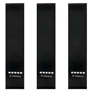 Ring Resistance Bands, X-Heavy Heavy Duty Resistance Ring Total Body Fitness Exercise Bands, A Must Have for Fitness Men and Women, Black 3 Pieces Ring Resistance Bands, X-Heavy Heavy Duty Resistance Ring Total Body Fitness Exercise Bands, A Must Have for Fitness Men and Women, Black 3 Pieces