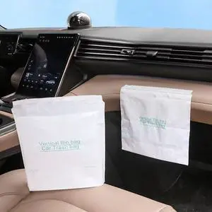 EWUVP 50pcs Car Trash Bags Easy Stick-On Disposable Portable Car Garbage Bags, Self Adhesive Cleaning Bags for Cars, Portable Car Trash Bin for Cars, Bedrooms, Bathrooms, Offices, Kitchens EWUVP 50pcs Car Trash Bags Easy Stick-On Disposable Portable Car Garbage Bags, Self Adhesive Cleaning Bags for Cars, Portable Car Trash Bin for Cars, Bedrooms, Bathrooms, Offices, Kitchens
