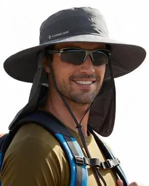 UPF 80+ Sun Hats for Men Women Wide Brim Sun Protection Mesh Hat with Neck Flap Fishing Hiking Gardening Hats Dark Grey UPF 80+ Sun Hats for Men Women Wide Brim Sun Protection Mesh Hat with Neck Flap Fishing Hiking Gardening Hats Dark Grey