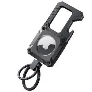 Air Tag Keychain with Carabiner, Heavy Duty Keychain Bottle Opener, Waterproof, Scratch Resistant,Secure Lock, Protective for AirTag Keychains Accessory for Keys -Not included AirTag -Space Gray Air Tag Keychain with Carabiner, Heavy Duty Keychain Bottle Opener, Waterproof, Scratch Resistant,Secure Lock, Protective for AirTag Keychains Accessory for Keys -Not included AirTag -Space Gray