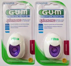Expanding Dental Floss 2030 43.3 Yd (Pack of 2) Expanding Dental Floss 2030 43.3 Yd (Pack of 2)