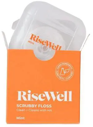 Scrubby Tooth Floss - Natural PFAS Free Floss for Teeth with Hydroxyapatite and Xylitol - Dentist-Formulated Plaque Remover for Teeth - Vegan, Expanding Dental Flossers, Mint Waxed, 30 Yards Scrubby Tooth Floss - Natural PFAS Free Floss for Teeth with Hydroxyapatite and Xylitol - Dentist-Formulated Plaque Remover for Teeth - Vegan, Expanding Dental Flossers, Mint Waxed, 30 Yards