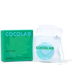 Expanding Woven Dental Floss by Cocolab, Waxed Tooth Floss for Daily Oral Care, Coconut Oil Infused, Vegan, for Adults and Kids, Mint Scent, 1 Pack Expanding Woven Dental Floss by Cocolab, Waxed Tooth Floss for Daily Oral Care, Coconut Oil Infused, Vegan, for Adults and Kids, Mint Scent, 1 Pack