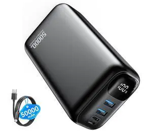 Portable Charger Power Bank - 50000mAh Battery Pack, 22.5W Fast Charging Powerbank,Travel Essential for Portable Phone Charger, USB-C Phone Charger for iPhone 17/16/15/14/13 Samsung Google-Dark Portable Charger Power Bank - 50000mAh Battery Pack, 22.5W Fast Charging Powerbank,Travel Essential for Portable Phone Charger, USB-C Phone Charger for iPhone 17/16/15/14/13 Samsung Google-Dark