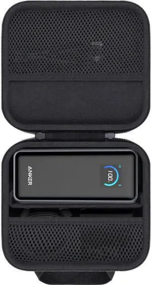 for Anker 25,000mAh 165W / Prime 26,250mAh Power Bank and Laptop 140W USB-C Charger, Hard Travel Case Compatible with 25K Power Bank A1695, Case Only (Black Case) for Anker 25,000mAh 165W / Prime 26,250mAh Power Bank and Laptop 140W USB-C Charger, Hard Travel Case Compatible with 25K Power Bank A1695, Case Only (Black Case)