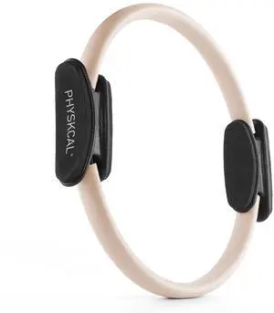 Pilates Ring, 15-Inch Magic Circle with Thick Padded Handles, Nude | Pilates Equipment for Toning Inner Thighs, Arms and Strengthening Cores with Workout Sheet Included Pilates Ring, 15-Inch Magic Circle with Thick Padded Handles, Nude | Pilates Equipment for Toning Inner Thighs, Arms and Strengthening Cores with Workout Sheet Included
