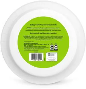 Everyday Paper Plates, 10 Inch, Disposable, 100 Count, Packaging May Vary Everyday Paper Plates, 10 Inch, Disposable, 100 Count, Packaging May Vary