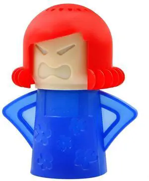 Angry Mama Microwave Oven Steam Cleaner and Disinfects With Vinegar and Water for Kitchens (Blue) Angry Mama Microwave Oven Steam Cleaner and Disinfects With Vinegar and Water for Kitchens (Blue)