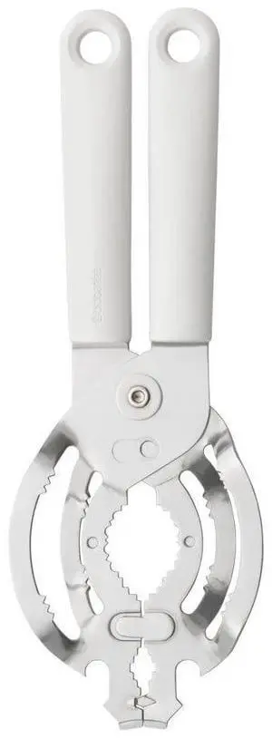Tasty+ Universal Can, Jar, Bottle Opener (Light Grey) Easy to use, Unscrews Small or Large Caps, Tops Lids Tasty+ Universal Can, Jar, Bottle Opener (Light Grey) Easy to use, Unscrews Small or Large Caps, Tops Lids