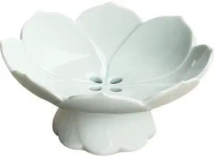 Pedestal Fruit Bowl Centerpiece Decorative Compote Footed Bowl Ceramics Dessert Serving Bowl Tray Display Stand Lotus Drain Plate for Kitchen Counters for Fruits Breads Snacks (Blue) Pedestal Fruit Bowl Centerpiece Decorative Compote Footed Bowl Ceramics Dessert Serving Bowl Tray Display Stand Lotus Drain Plate for Kitchen Counters for Fruits Breads Snacks (Blue)
