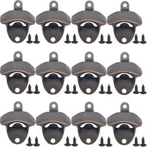 12PCS Wall Mounted Bottle Opener Vintage Beer Bottle Opener Suitable for Bars KTV Hotels Homes 12PCS Wall Mounted Bottle Opener Vintage Beer Bottle Opener Suitable for Bars KTV Hotels Homes