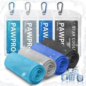 4 Pack Cooling Towels, Soft Breathable Cooling Towels for Neck and Face 4 Pack Cooling Towels, Soft Breathable Cooling Towels for Neck and Face