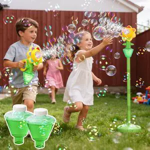 Flower Bubble Stand Machine,Sunflower Bubble Maker with Lights, Tall Adjustable Rechargeable Automatic Bubble Blower for Outdoor Backyard Party Flower Bubble Stand Machine,Sunflower Bubble Maker with Lights, Tall Adjustable Rechargeable Automatic Bubble Blower for Outdoor Backyard Party