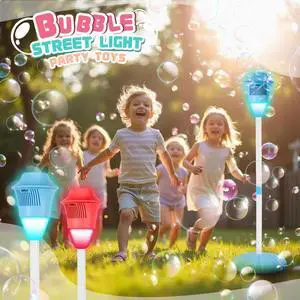 Automatic Bubble Machine, Outdoor Vertical Bubble Machine with Rechargeable Batteries and Lights Music for Kids and Adults Wedding Birthday Party, No Leak Bubble Blower Automatic Bubble Machine, Outdoor Vertical Bubble Machine with Rechargeable Batteries and Lights Music for Kids and Adults Wedding Birthday Party, No Leak Bubble Blower