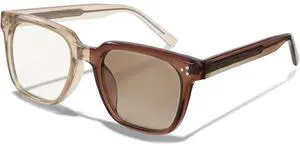 Photochromic Sunglasses for Men and Women, Frames & Lenses Change Color Together, Blue Light Blocking & UV Protection Glasses, Day Night Sunglasses Brown Photochromic Sunglasses for Men and Women, Frames & Lenses Change Color Together, Blue Light Blocking & UV Protection Glasses, Day Night Sunglasses Brown