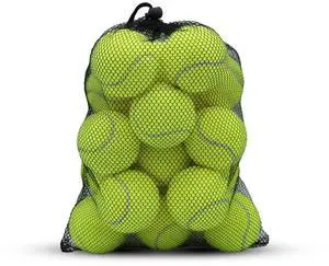 Tennis Balls, 20 Pack Training Tennis Balls,High Elasticity Practice Tennis for Beginner, Exercise Playing Balls for Pet Dog (Yellow) Tennis Balls, 20 Pack Training Tennis Balls,High Elasticity Practice Tennis for Beginner, Exercise Playing Balls for Pet Dog (Yellow)