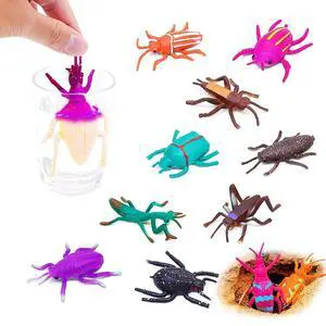 10Pcs Bug Toys Bath Toys, Color Changing Insects, Stretchy Animal Figurines for Kids 3+, Novelty Gag Prank Squeeze Bug, for Themed Parties, Goodie Bag Fillers, Classroom Rewards 10Pcs Bug Toys Bath Toys, Color Changing Insects, Stretchy Animal Figurines for Kids 3+, Novelty Gag Prank Squeeze Bug, for Themed Parties, Goodie Bag Fillers, Classroom Rewards