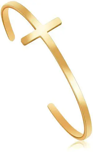 Cross Bracelet Religious Cuff Bangle Bible Verse Christian Gifts Jewelry for Women Cross Bracelet Religious Cuff Bangle Bible Verse Christian Gifts Jewelry for Women