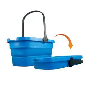 Professional 3-Gallon Collapsible Bucket, Portable Household Cleaning Supplies, Small Washing Buckets with Handles, Essential Water Container and Storage Organizer Tool Professional 3-Gallon Collapsible Bucket, Portable Household Cleaning Supplies, Small Washing Buckets with Handles, Essential Water Container and Storage Organizer Tool