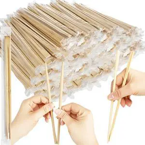 500 Pairs Bamboo Disposable Chopsticks 8.3 Inch Clear Individually Wrapped Wooden Chopsticks Bulk for Restaurants Takeout Sushi Noodles 500 Pairs Bamboo Disposable Chopsticks 8.3 Inch Clear Individually Wrapped Wooden Chopsticks Bulk for Restaurants Takeout Sushi Noodles