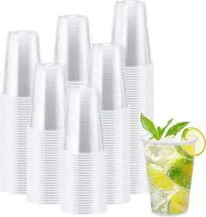300 Pack 12 oz Clear Plastic Cups,12 Ounce Disposable Cold Drinking Cups for Party, Picnic, BBQ, Travel, Christmas, Events 300 Pack 12 oz Clear Plastic Cups,12 Ounce Disposable Cold Drinking Cups for Party, Picnic, BBQ, Travel, Christmas, Events
