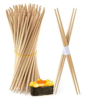 100Pairs Bamboo Chopsticks Disposable | Japanese | Sushi | Separated | Non Slip | Pointed Chopsticks-9.45in 100Pairs Bamboo Chopsticks Disposable | Japanese | Sushi | Separated | Non Slip | Pointed Chopsticks-9.45in