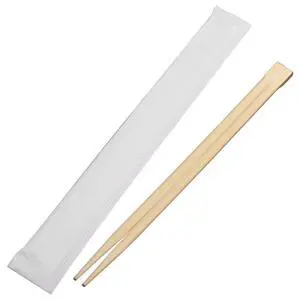 9 Inch Disposable Bamboo Chopsticks with individual Package Connected at the Top (200 Pcs) 9 Inch Disposable Bamboo Chopsticks with individual Package Connected at the Top (200 Pcs)